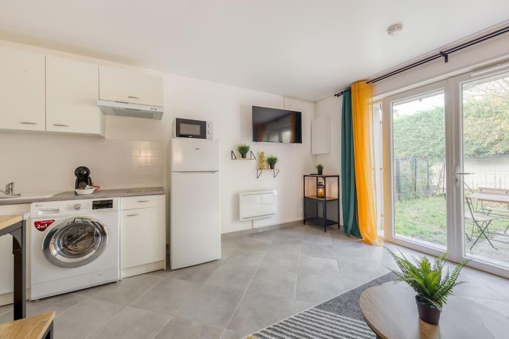 Ferienwohnung Cocoon - Jardin - Boite A Cle - Wi-Fi Baulne Exterior foto